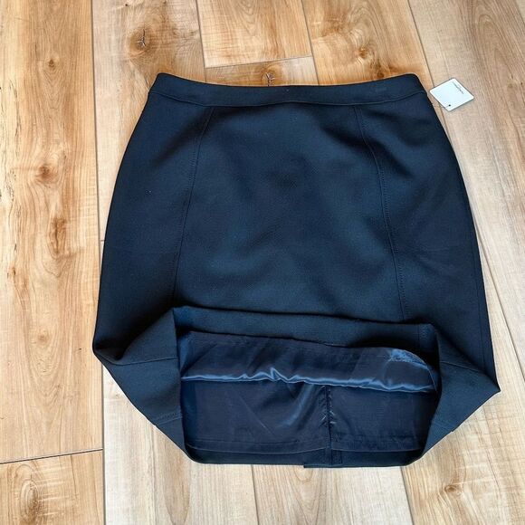 NWT Halogen Pencil Lined Skirt - Black Size 12 - Picture 9 of 12